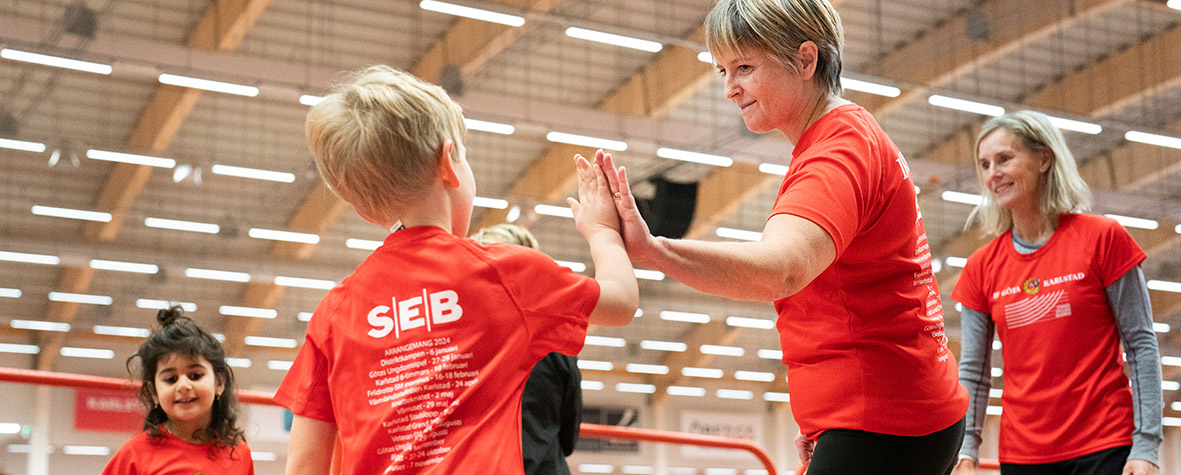 En ledare för en grupp med intellektuell funktionsnedsättning